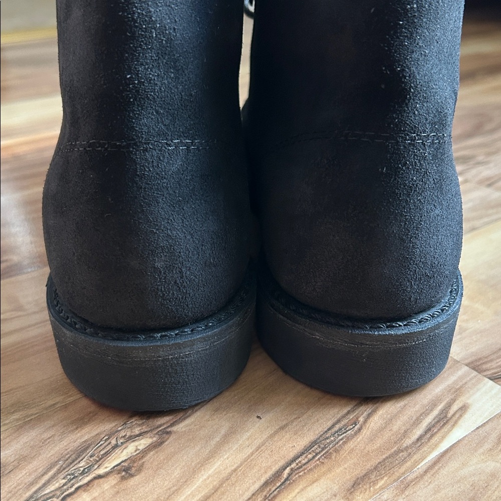 Red Wing 1989 Men's Black Rough Out Suede Boots Limited Edition United Arrows - Picture 8 of 8